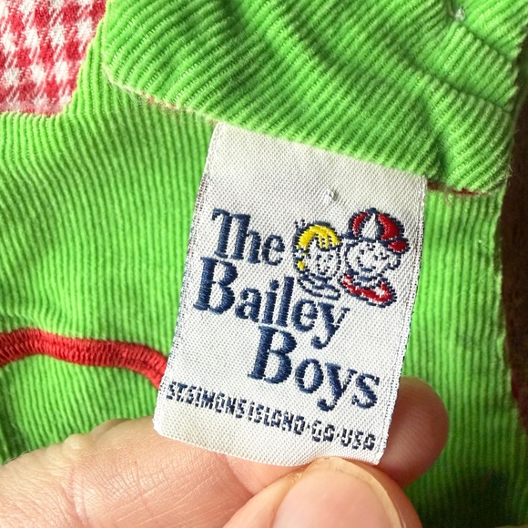The Bailey Boys Reversible Christmas Romper 9M Corduroy Truck Holiday Outfit - Picture 3 of 6